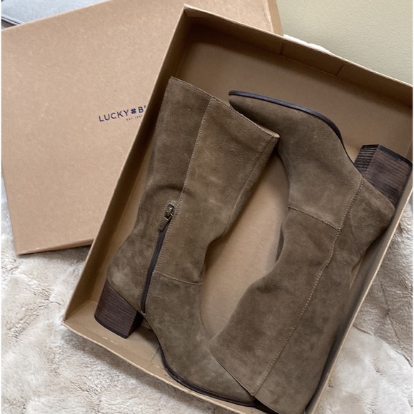 LUCKY BRAND JAVIAR MID CALF BOOTS - Picture 5 of 15